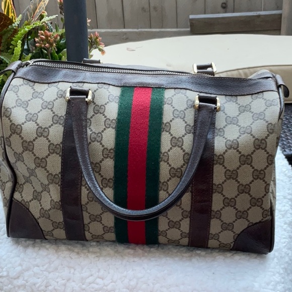 Gucci Ophidia Boston leather tote - Picture 4 of 7